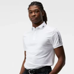 J.Lindeberg Tour Tech Reg Fit Golf Polo Vit White Online