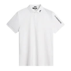 J.Lindeberg Tour Tech Slim Fit Polo Vit White New