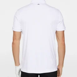 J.Lindeberg Tour Tech Slim Fit Polo Vit White New
