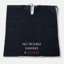 Bogeys & Birdies Tour Towel Black No Trouble Hot