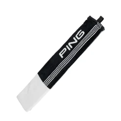Ping Towel Tri-fold Black/White Online