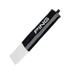 Ping Towel Tri-fold Black/White Online