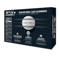 TaylorMade TP5X Stripe White-Stripe New