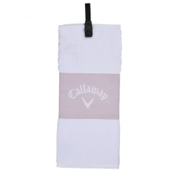 Callaway Trifold Towel 23 Mauve-White Best