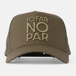 Bogeys & Birdies Trucker Cap 3D So Far No Par Leaf Clover Green Outlet