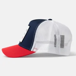 Bogeys & Birdies Trucker No Trouble Making a Double Blå Röd Vit Navy/Red/White