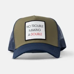 Bogeys & Birdies Trucker No Trouble Making a Double Grön Blå Green/Navy New