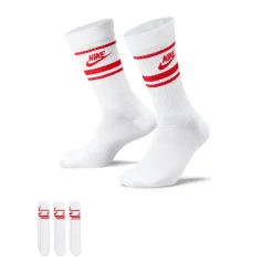 Nike U Nk Nsw Everyday Essential Cr White-University Red-University Red Hot