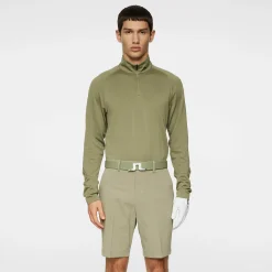 J.Lindeberg Vent Shorts Oil-Green Outlet