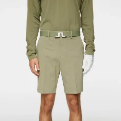 J.Lindeberg Vent Shorts Oil-Green Outlet