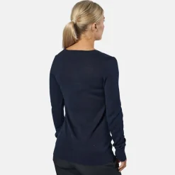 Cutter & Buck Vernon V-Neck Merino Blå Navy (580) New