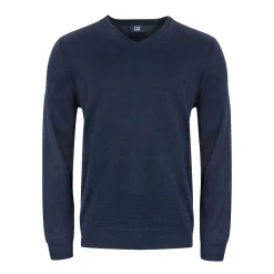 Cutter & Buck Vernon V-Neck Merino Blå Navy (580)