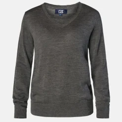 Cutter & Buck Vernon V-Neck Merino Grå Antracite (955) Hot
