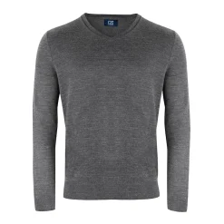 Cutter & Buck Vernon V-Neck Merino Grå Antracite (955)
