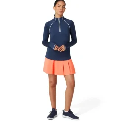 Original Penguin Veronica 1/4 Zip Blå Navy (417 BlackIris) Clearance