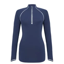 Original Penguin Veronica 1/4 Zip Blå Navy (417 BlackIris) Clearance
