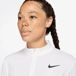 Nike Victory W Dri-Fit Uv 1/2 Vit White-Black Outlet