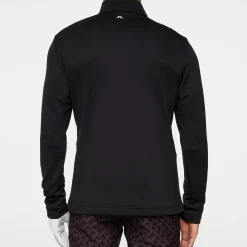 J.Lindeberg Vinnie Quarter Zip Mid Layer Svart Black Online