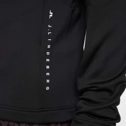J.Lindeberg Vinnie Quarter Zip Mid Layer Svart Black Online