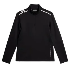 J.Lindeberg Vinnie Quarter Zip Mid Layer Svart Black Online