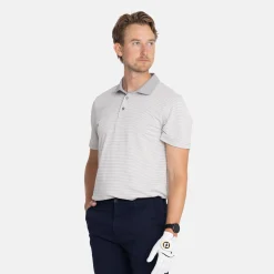 Cutter & Buck Virtue Polo Stripes Silver Silver (94) Hot