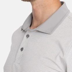 Cutter & Buck Virtue Polo Stripes Silver Silver (94) Hot