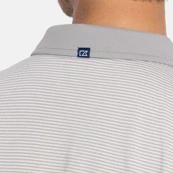 Cutter & Buck Virtue Polo Stripes Silver Silver (94) Hot