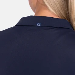 Cutter & Buck Virtue Polo V-Neck Blå Navy (580) Clearance