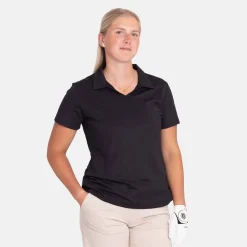 Cutter & Buck Virtue Polo V-Neck Svart Svart (99) Clearance