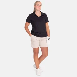 Cutter & Buck Virtue Polo V-Neck Svart Svart (99) Clearance