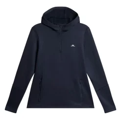 J.Lindeberg W Aerial Quarter Hood Blå JL Navy Online