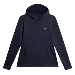 J.Lindeberg W Aerial Quarter Hood Blå JL Navy Online