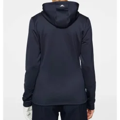 J.Lindeberg W Aerial Quarter Hood Blå JL Navy Online