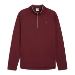 Puma Waffle Fleece ¼ Zip Ruby-Shimmer New