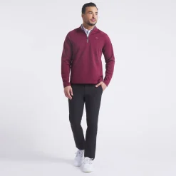 Puma Waffle Fleece ¼ Zip Ruby-Shimmer New