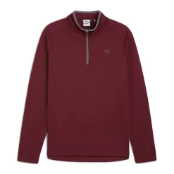 Puma Waffle Fleece ¼ Zip Ruby-Shimmer New