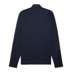 Puma Waffle Fleece 1/4 Zip Deep Navy Best