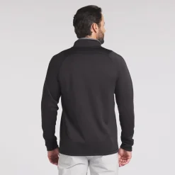 Puma Waffle Fleece 1/4 Zip Svart Black Clearance
