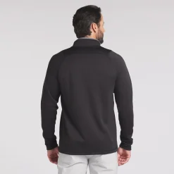 Puma Waffle Fleece 1/4 Zip Svart Black Clearance