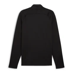 Puma Waffle Fleece 1/4 Zip Svart Black Clearance