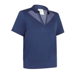 Callaway Waist Length Ss Top Blå Peacoat Outlet