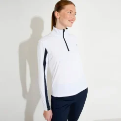 Abacus W Aloha Uv Longsleeve Vit 193-White-Navy Clearance