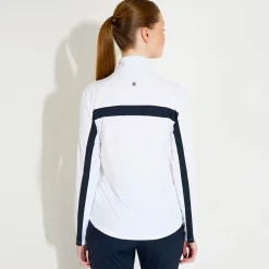 Abacus W Aloha Uv Longsleeve Vit 193-White-Navy Clearance