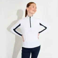 Abacus W Aloha Uv Longsleeve Vit 193-White-Navy Clearance