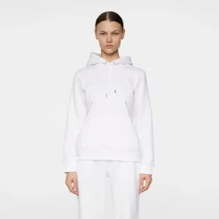 J.Lindeberg W Alpha Hood Vit White Hot