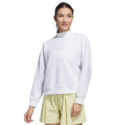 Adidas W Beyond Spacer Mock Layer Sweatshirt Vit White Discount