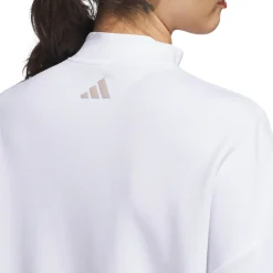 Adidas W Beyond Spacer Mock Layer Sweatshirt Vit White Discount