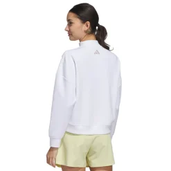 Adidas W Beyond Spacer Mock Layer Sweatshirt Vit White Discount