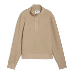 Puma W Boulder 1/2 Snap Pullover Ice-Coffee Clearance