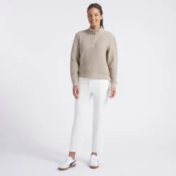 Puma W Boulder 1/2 Snap Pullover Ice-Coffee Clearance